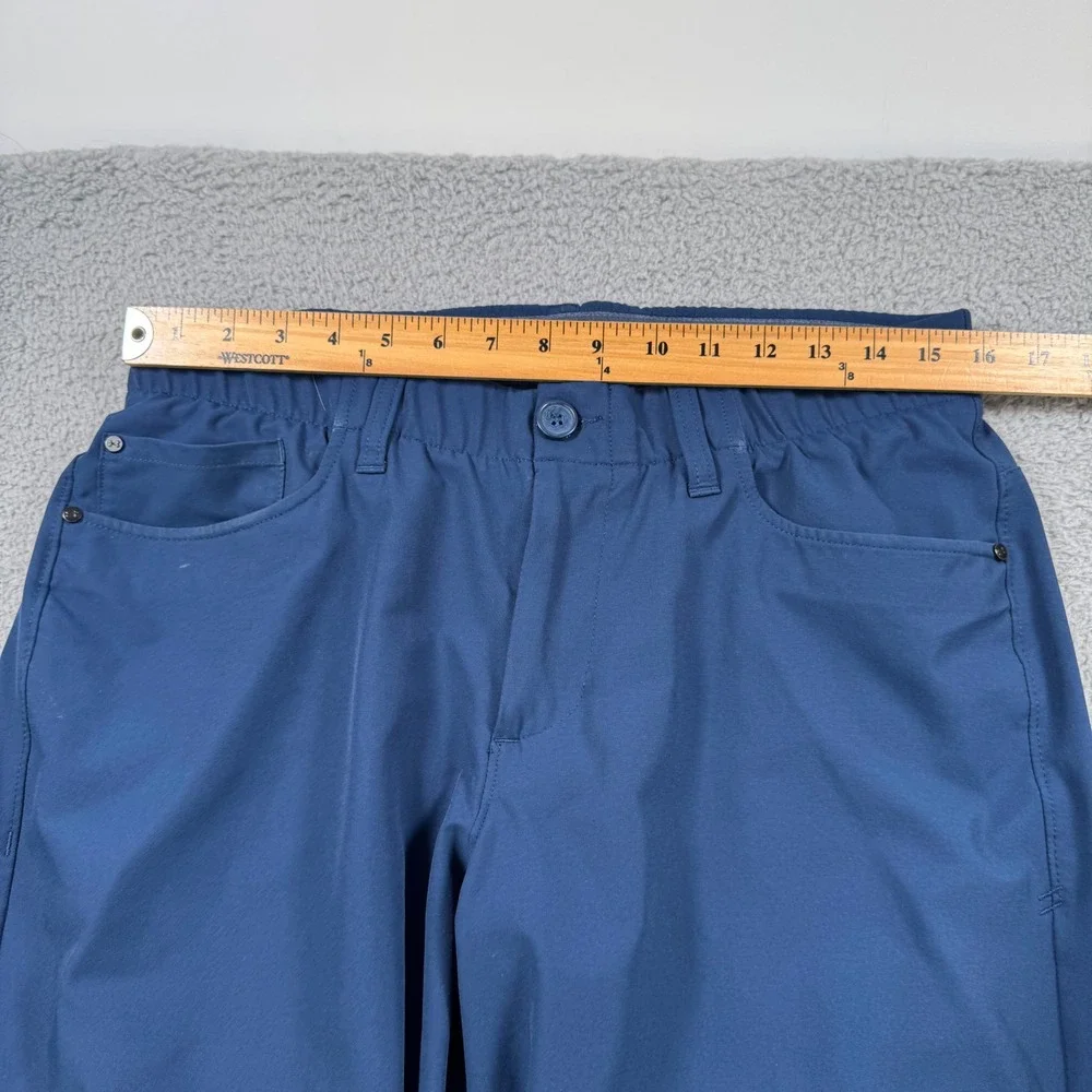 Under Armour Men's Golf‎ Chino Pants 34x31 Navy Blue Straight Fit Flat Front